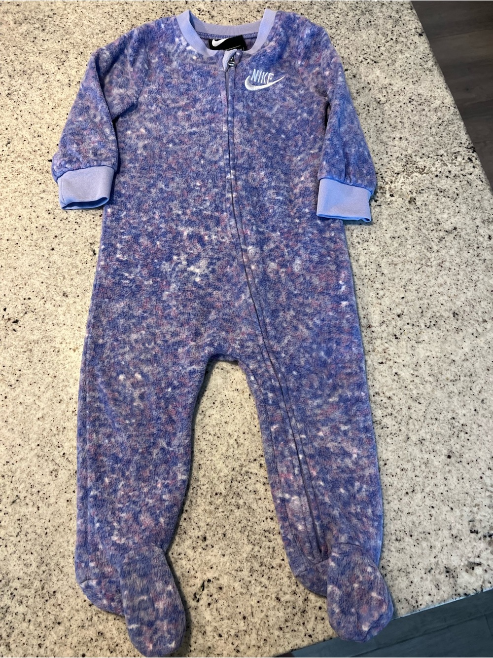 Nike fleece sleeper footie pajama outfit 9 months